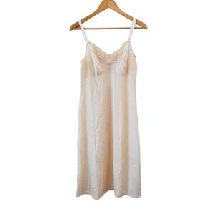 Vintage 60s Olga Womens‎ Babydoll Slip Dress Sz 36 Lace Fairy Dainty Chemise